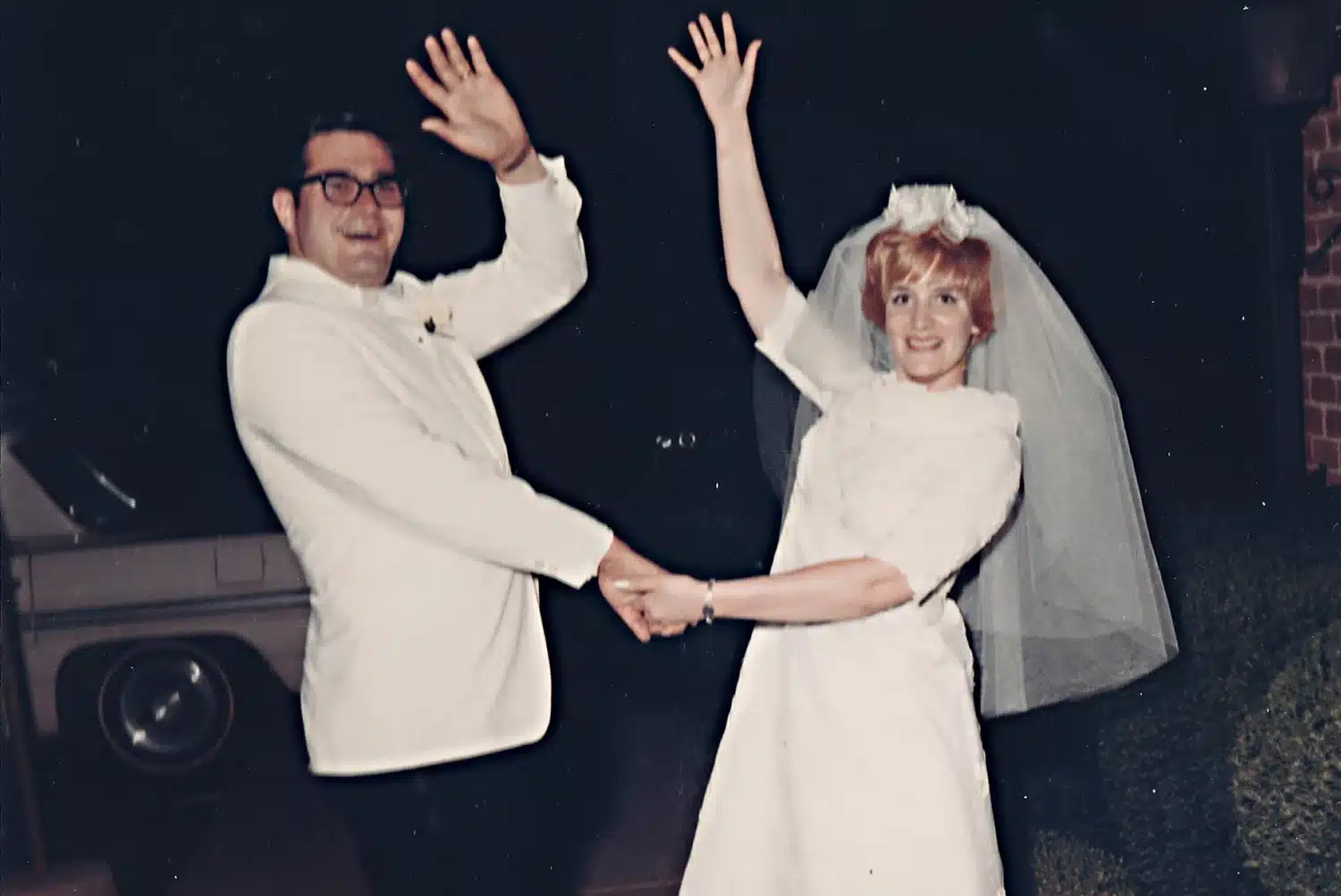 My Dad and mom on their wedding day.