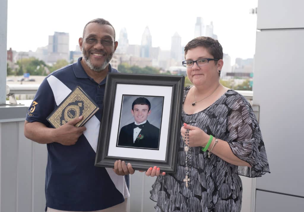 a transplant recipient with the donor's mother