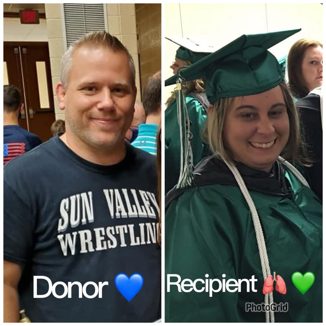 Tom & Angie - Angie received Tom's Lungs