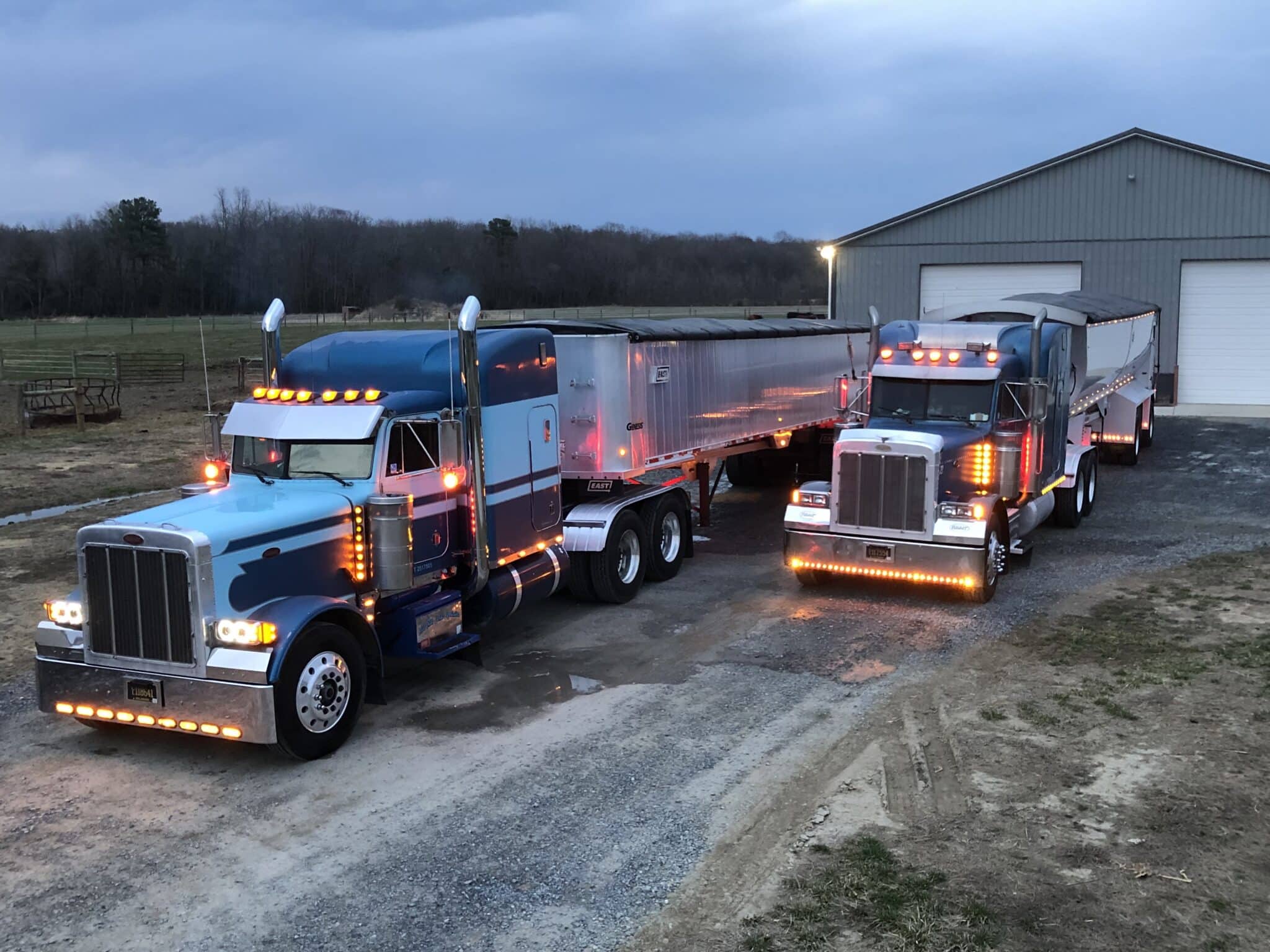 My husband and sons trucks that he loved dearly