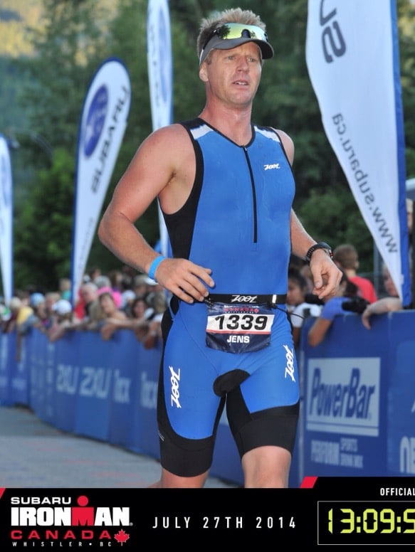 Jens finished the Whistler Ironman