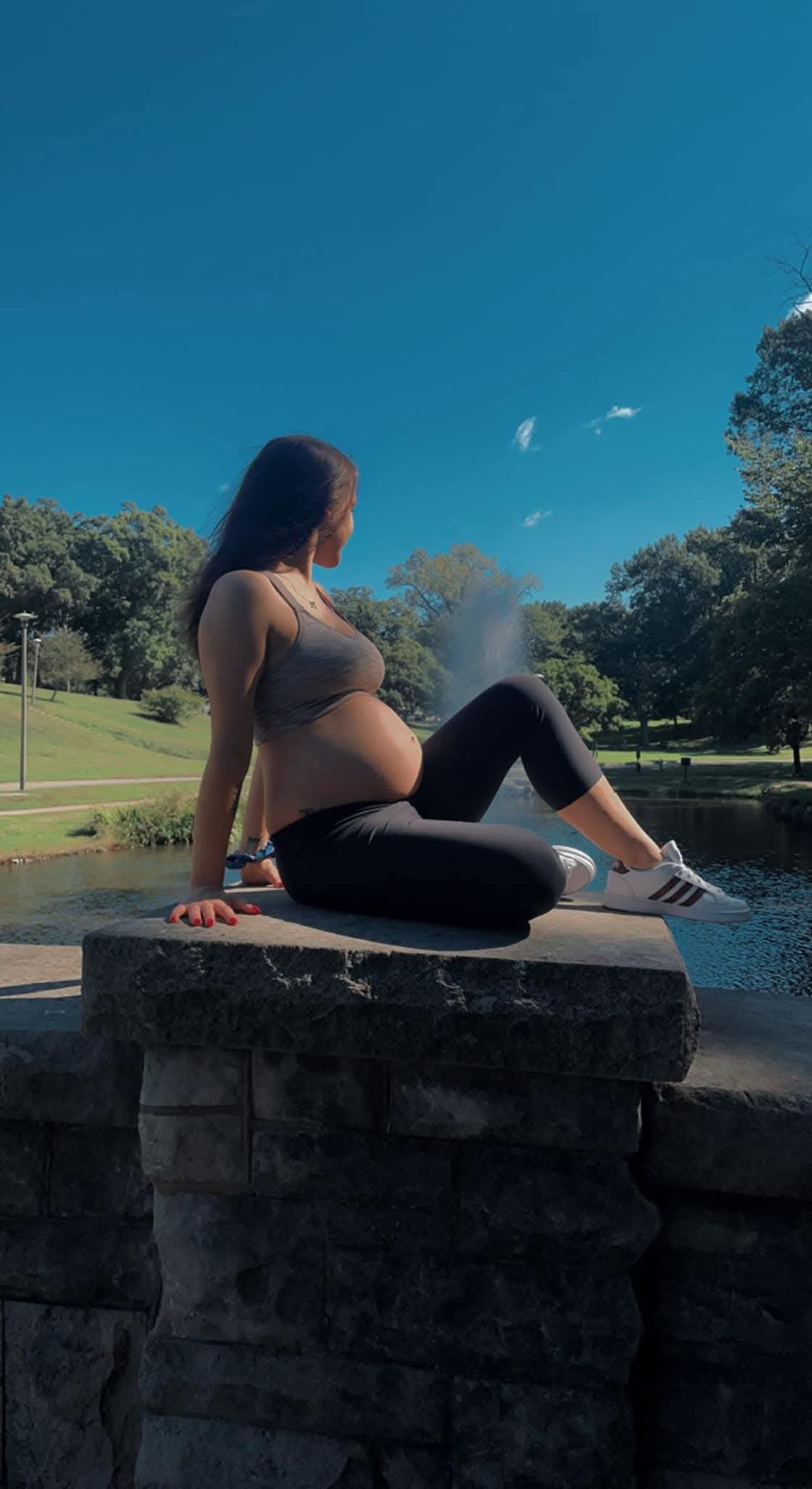 Pregnant with Axel